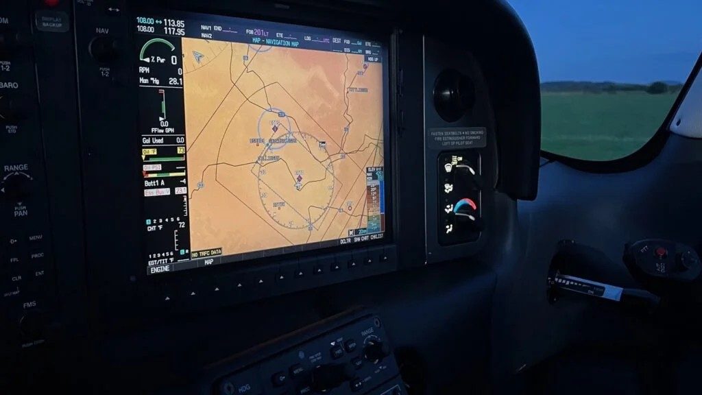 Garmin MFD navigation